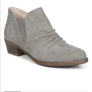 Grey suede Life Stride booties